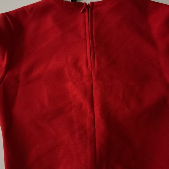 H&M Red Ruched Crop Top - Picture 8 of 9